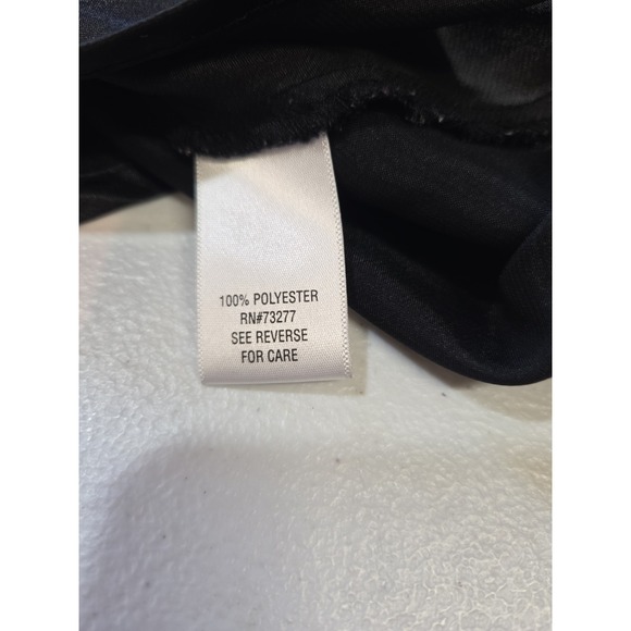 Apt. 9 Woman Black Satin Cami Tank Top 2X Adjustable Spaghetti Straps Sleeveless - Picture 6 of 9